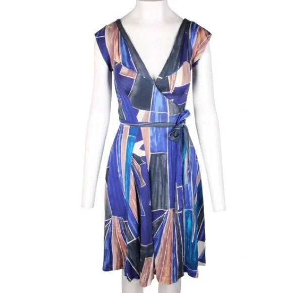 Diane Von Furstenberg Wrap Midi Dress - Picture 4 of 8
